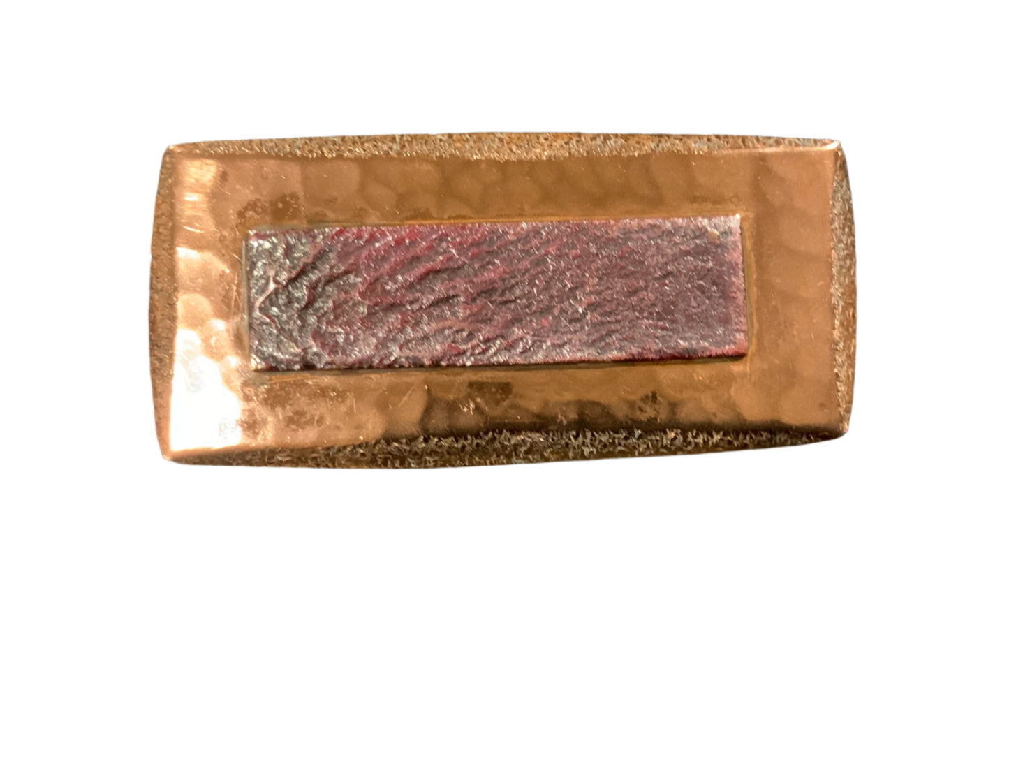 1960s Sidney Beddall Huge Copper Brutalist Brooch