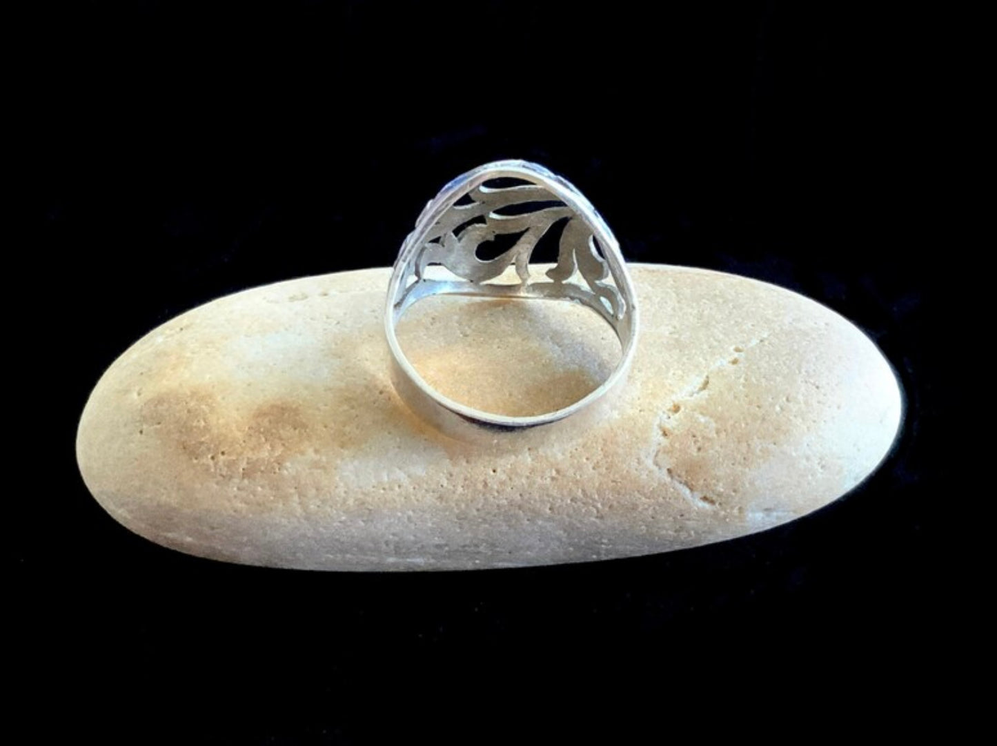 Sterling Silver 925 Dome Ring Size US 8 AU P1/2