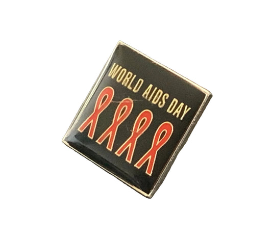 Vintage World AIDS Day Pin