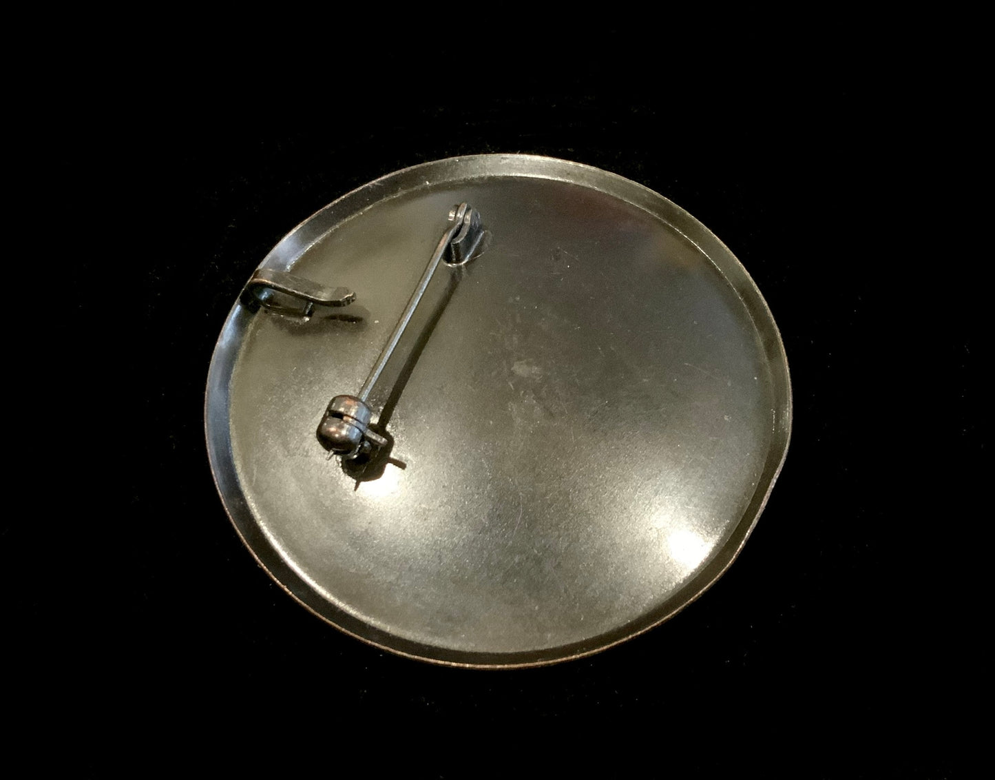 Large Vintage Tribal Copper Zulu Warrior Brooch Pin Pendant Necklace