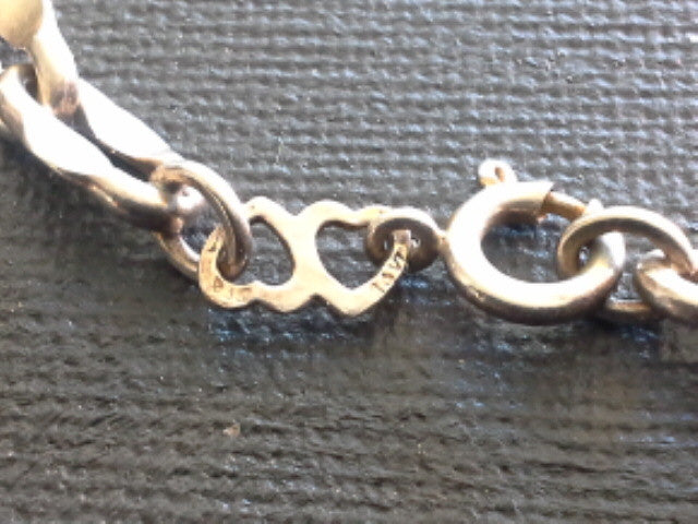 BALESTRA ITALY 835 SILVER MARINER ANCHOR CHAIN NECKLACE 50CM 26 Gram