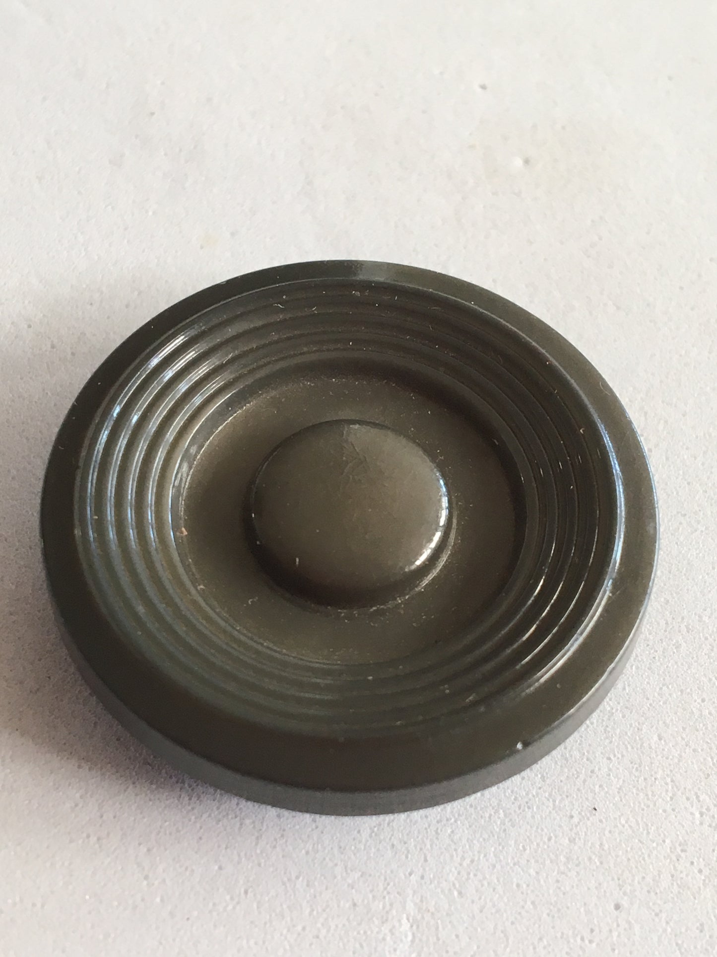 Vintage Green Coloured Plastic Coat Jacket Buttons x 4