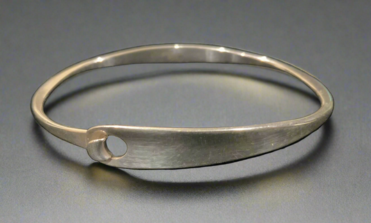 Ed Levin Sterling Silver 925 Vintage Bracelet Bangle