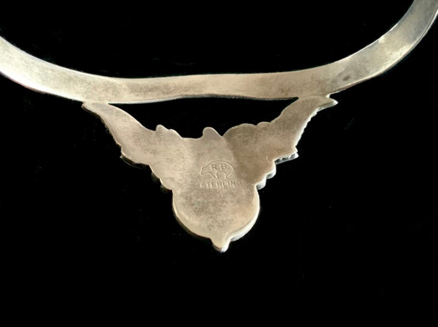 RUNNING BEAR Sterling Silver 925 Spiny Oyster Cuff Bracelet Native American Tribal