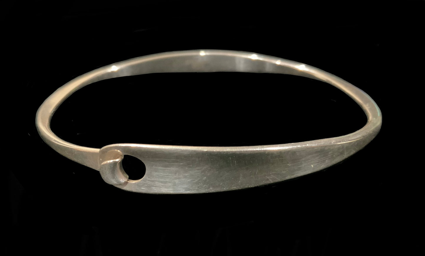 Ed Levin Sterling Silver 925 Vintage Bracelet Bangle