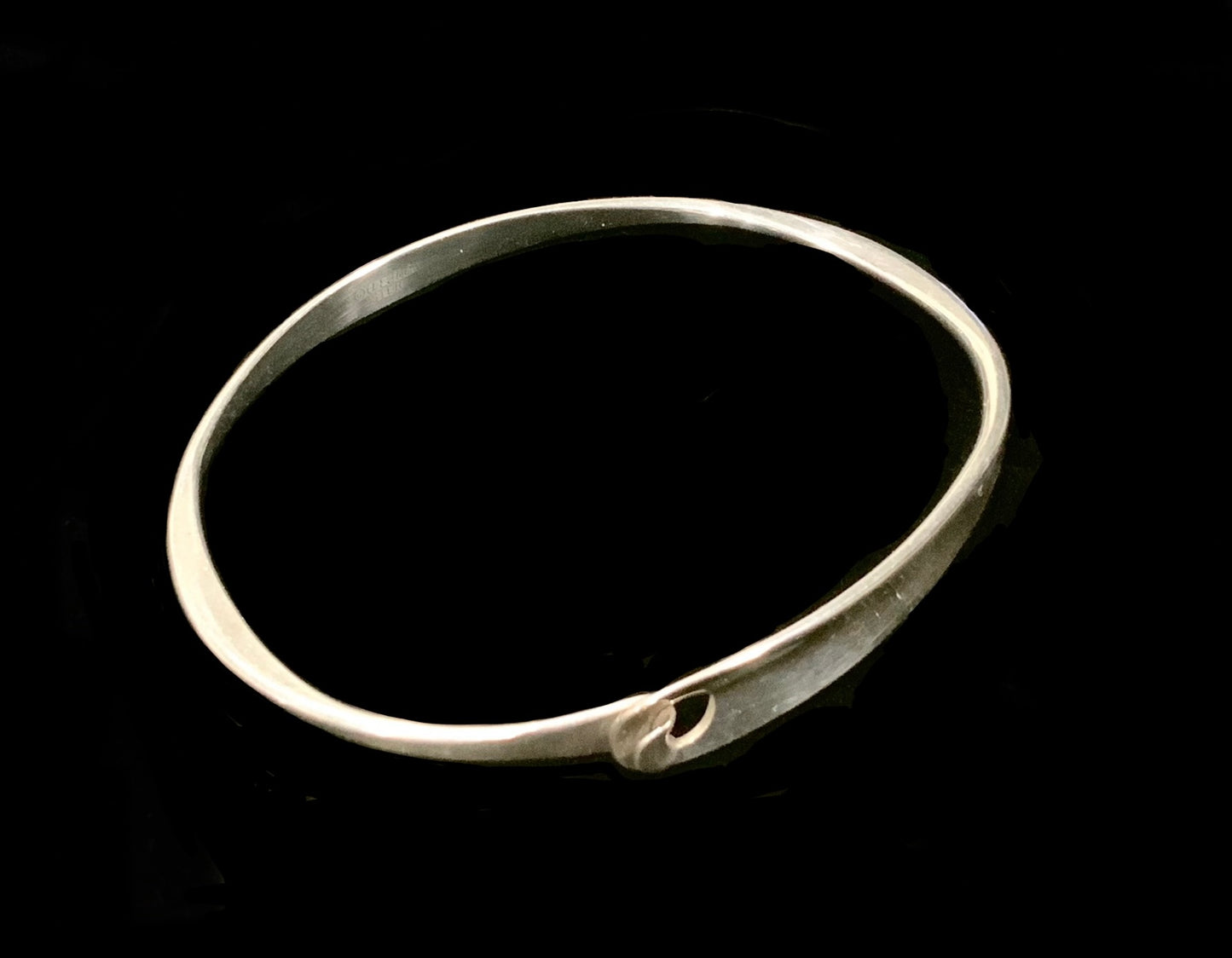 Ed Levin Sterling Silver 925 Vintage Bracelet Bangle