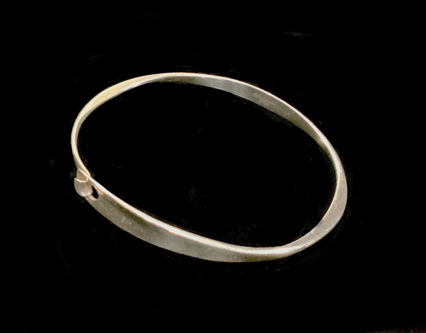 Ed Levin Sterling Silver 925 Vintage Bracelet Bangle