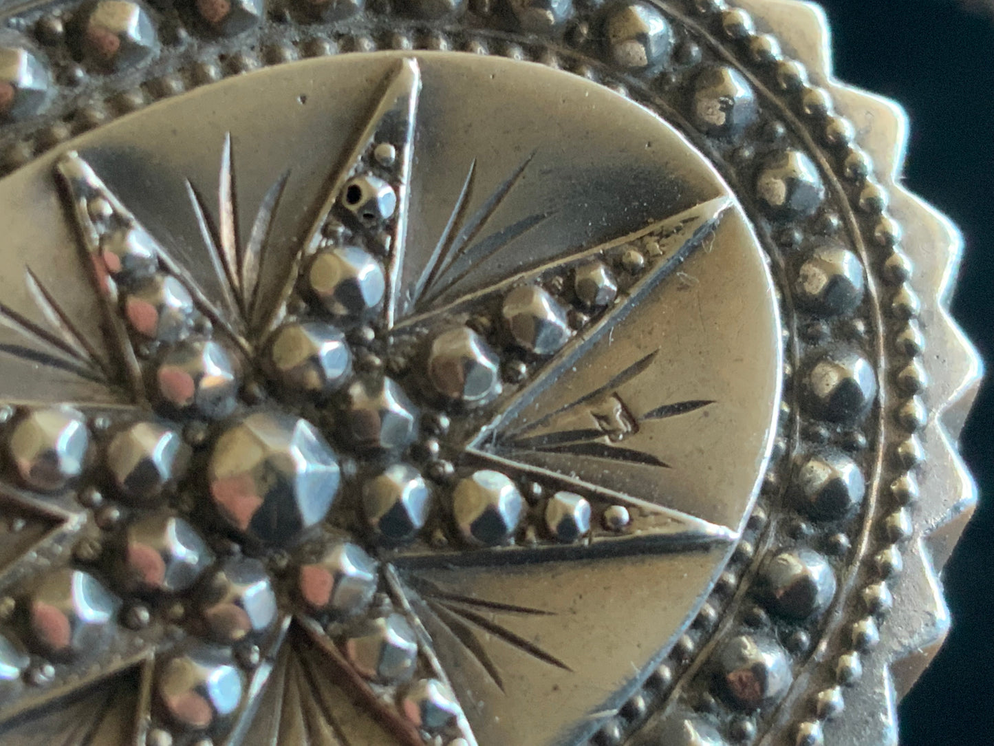 Antique 1876 T&Co Victorian North Star Locket Pendant Sterling Silver 925 Turquoise Longuard Necklace