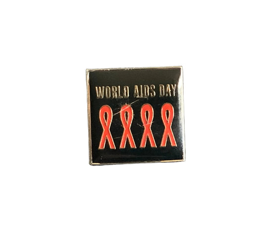 Vintage World AIDS Day Pin