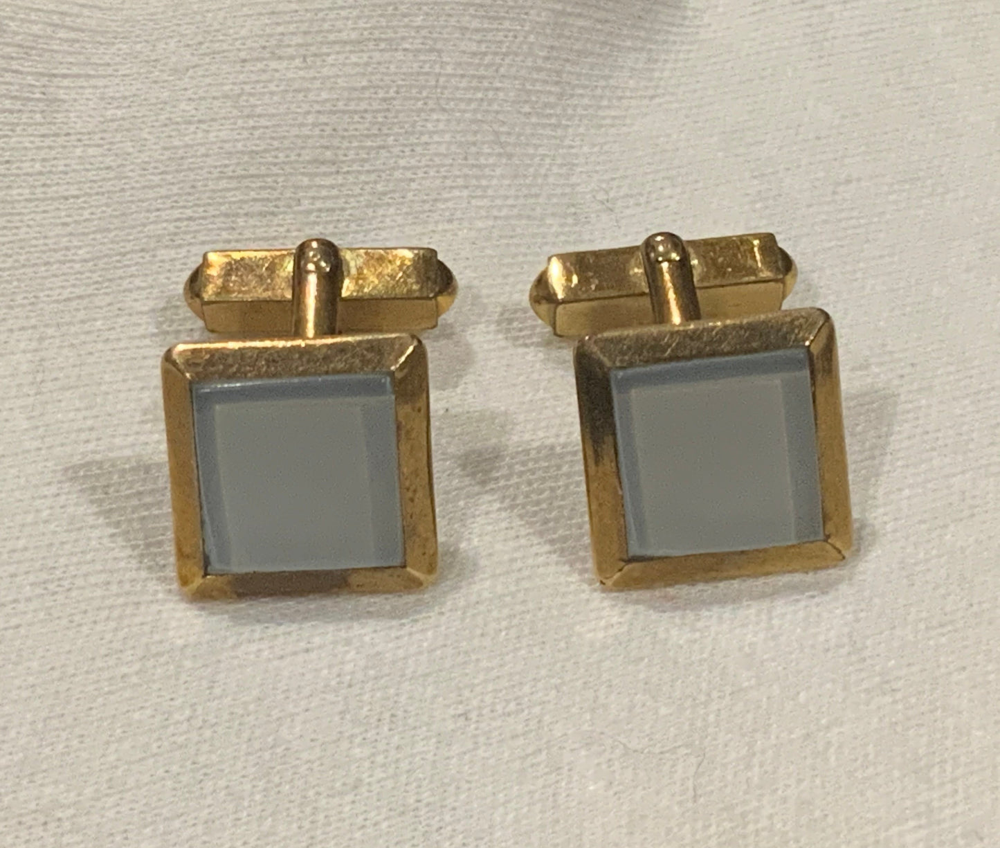 Art Deco Swank 12k Gold Filled Square Cufflinks