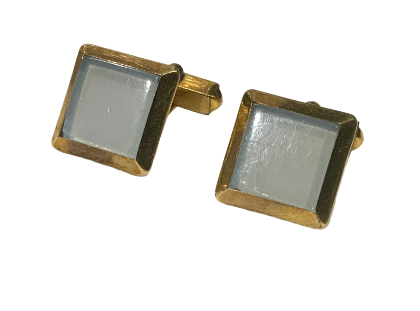 Art Deco Swank 12k Gold Filled Square Cufflinks