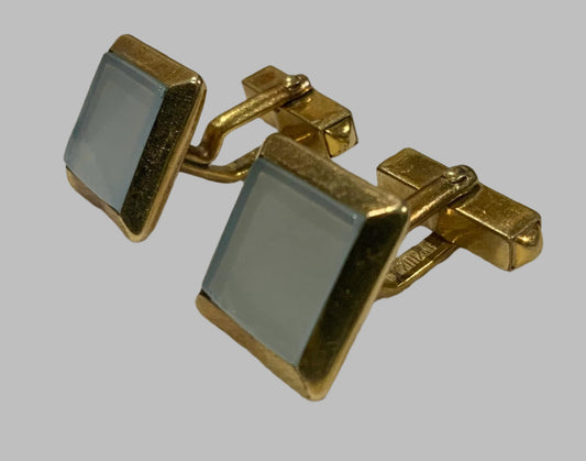 Art Deco Swank 12k Gold Filled Square Cufflinks