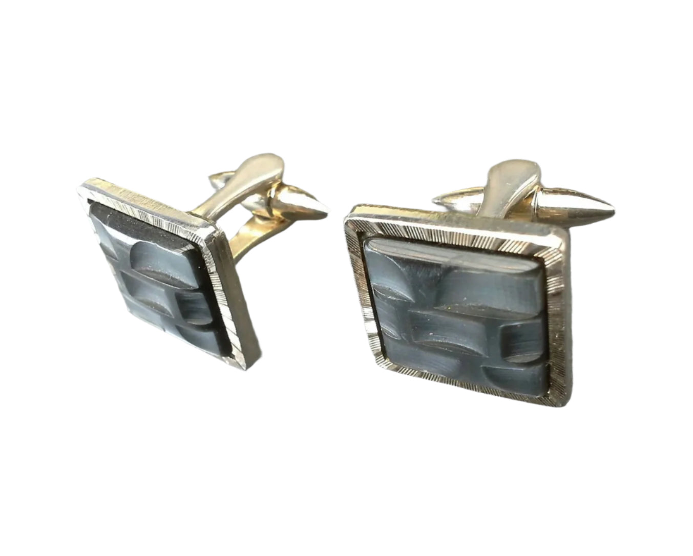 Stratton Square Gilt Cufflinks England