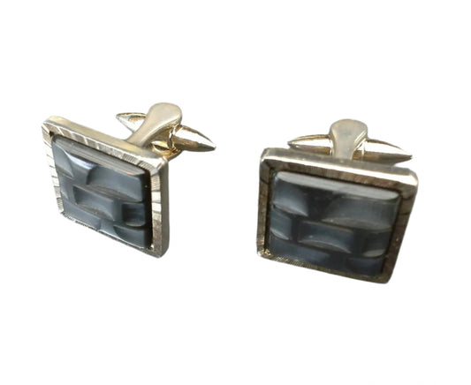 Stratton Square Gilt Cufflinks England