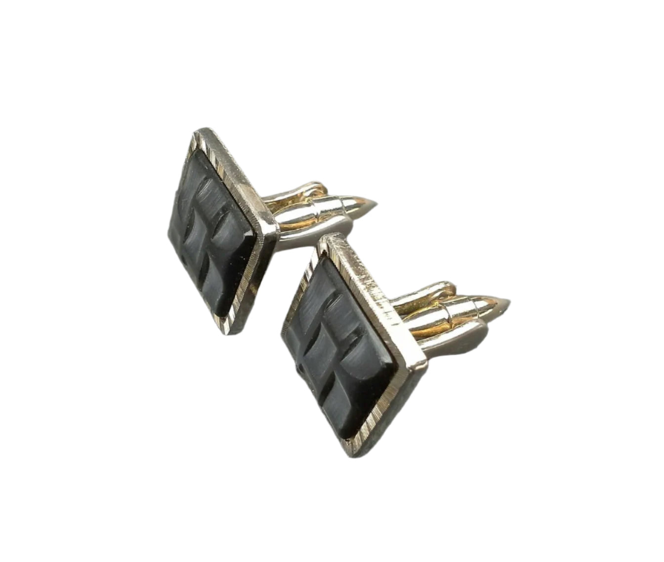 Stratton Square Gilt Cufflinks England