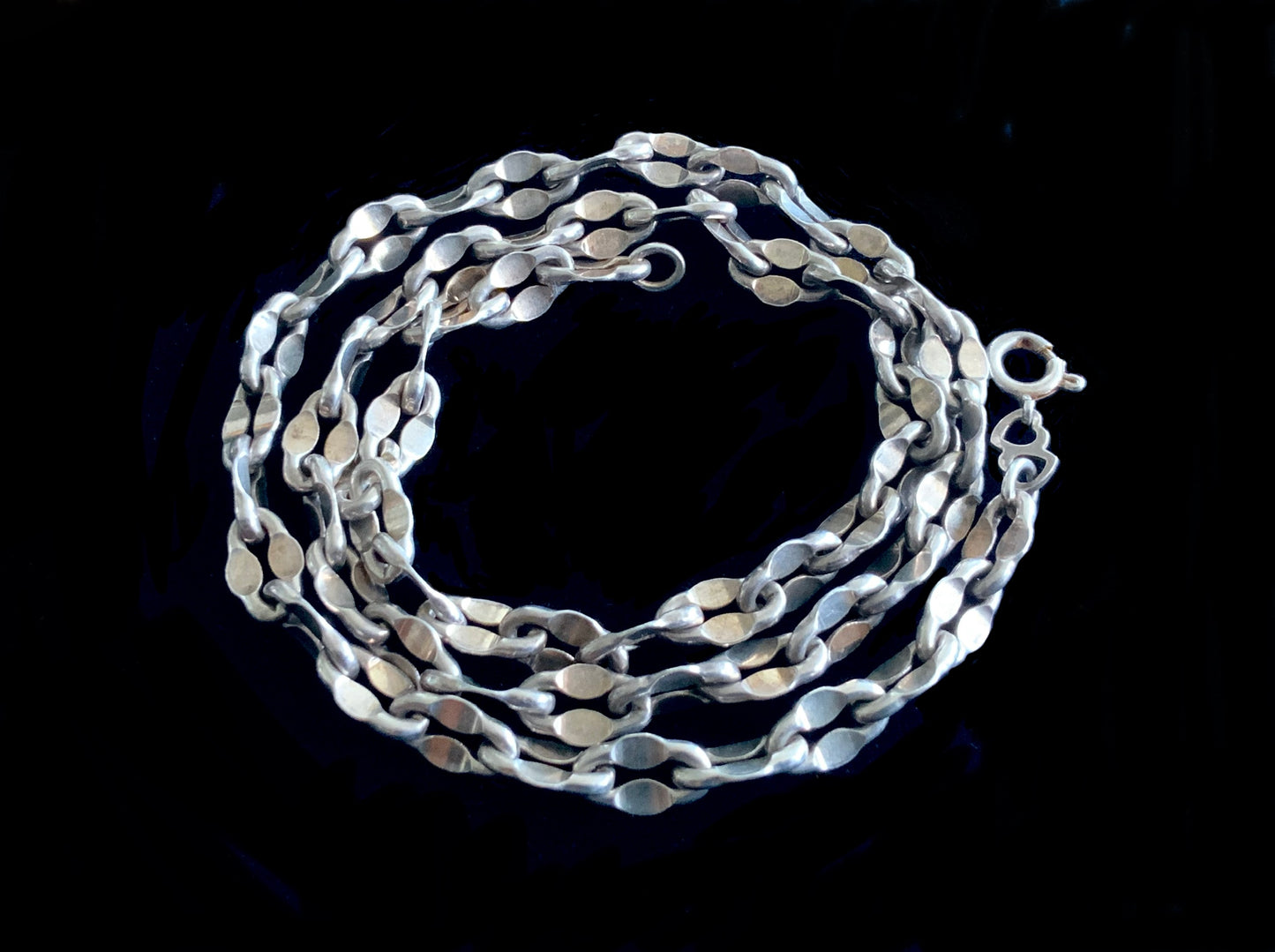 BALESTRA ITALY 835 SILVER MARINER ANCHOR CHAIN NECKLACE 50CM 26 Gram