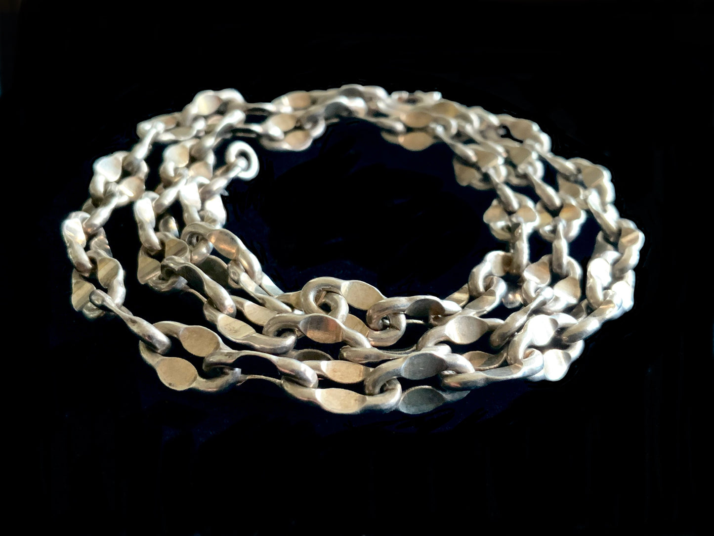 BALESTRA ITALY 835 SILVER MARINER ANCHOR CHAIN NECKLACE 50CM 26 Gram