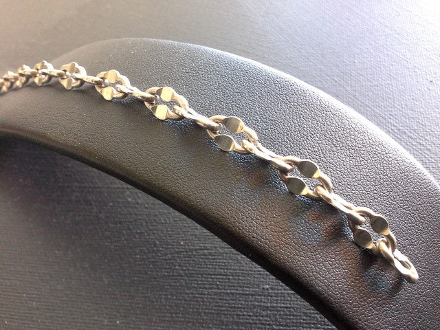 BALESTRA ITALY ANCHOR CHAIN BRACELET STERLING SILVER 925