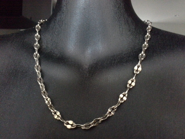BALESTRA ITALY 835 SILVER MARINER ANCHOR CHAIN NECKLACE 50CM 26 Gram